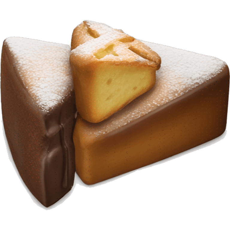 Pandoro e cioccolato emoji