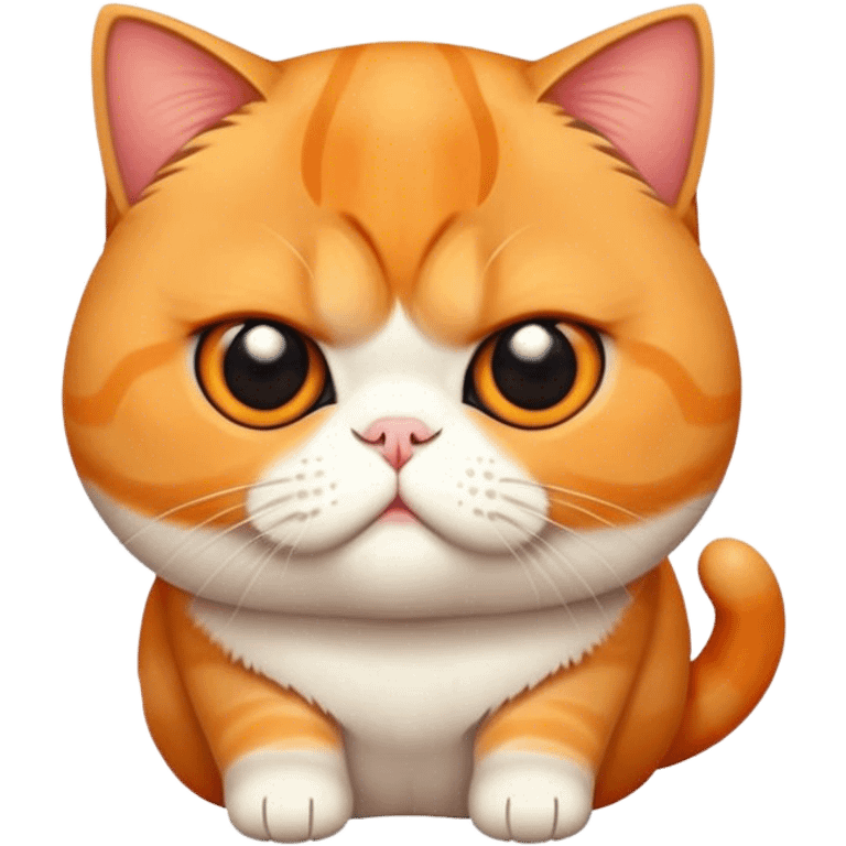 orange Exotic Shorthair emoji