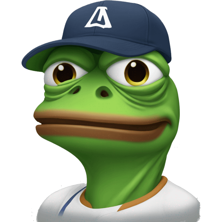 Pepe with Nike hat emoji