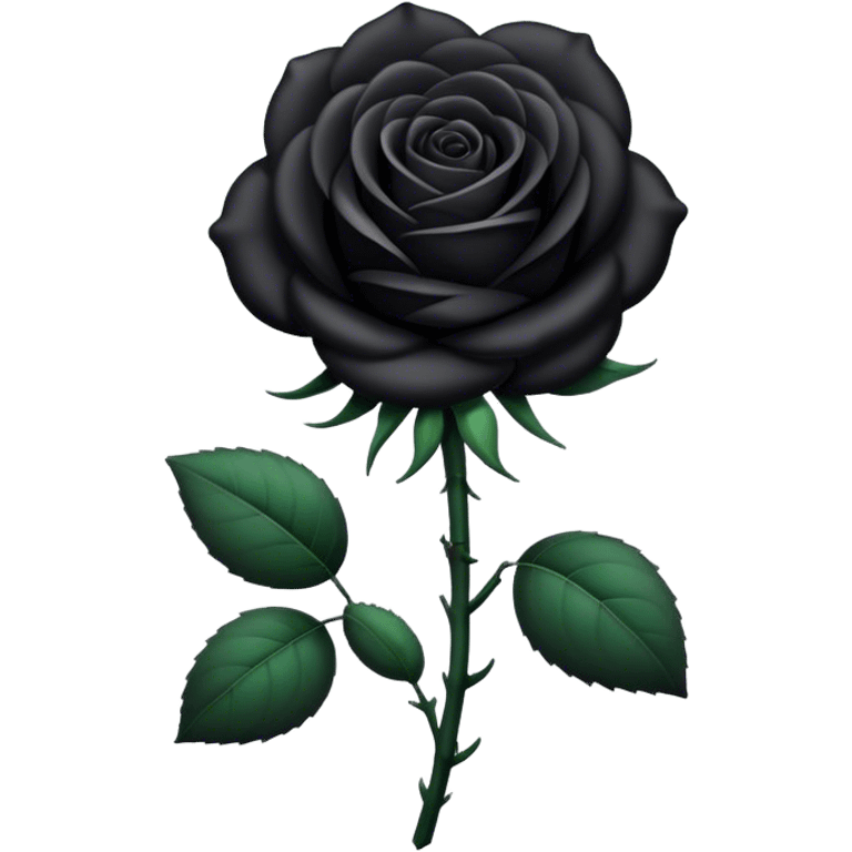 black rose emoji