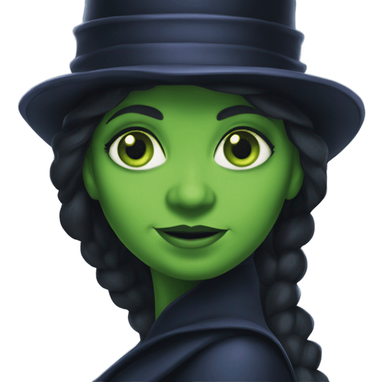 Elphaba from wicked movie emoji