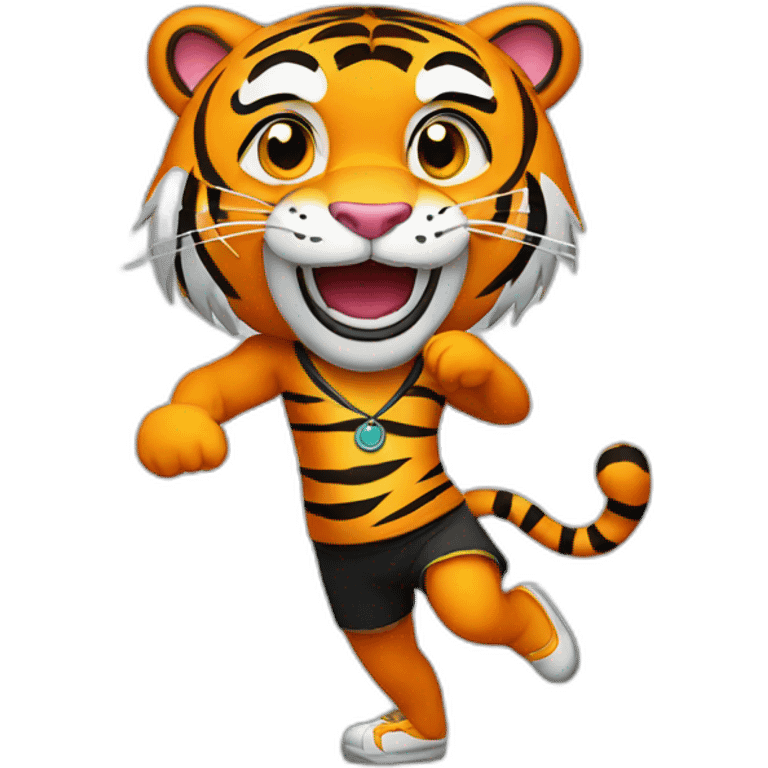 tiger zumba emoji