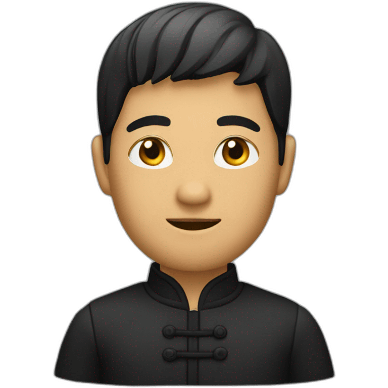 Homme noir chinois emoji