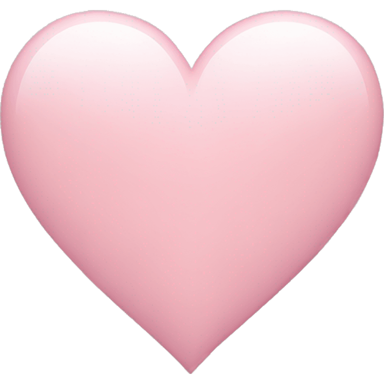 light pink heart emoji