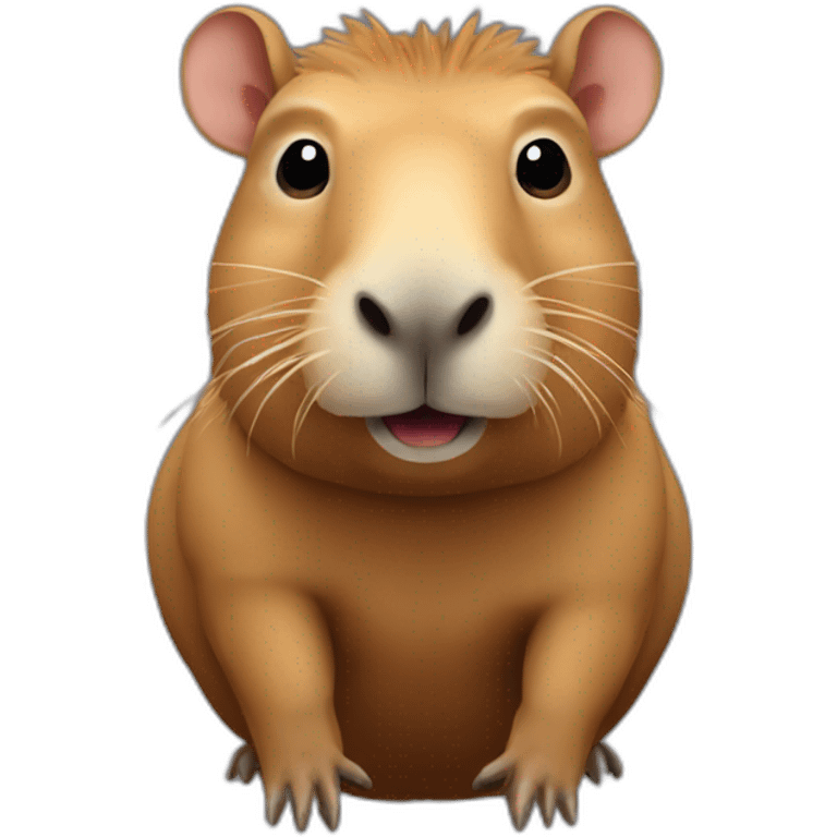 Capibara 1vec la tête de Zemour emoji