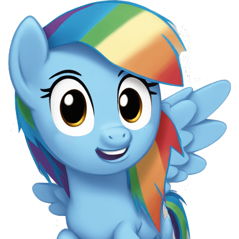 Rainbow dash emoji