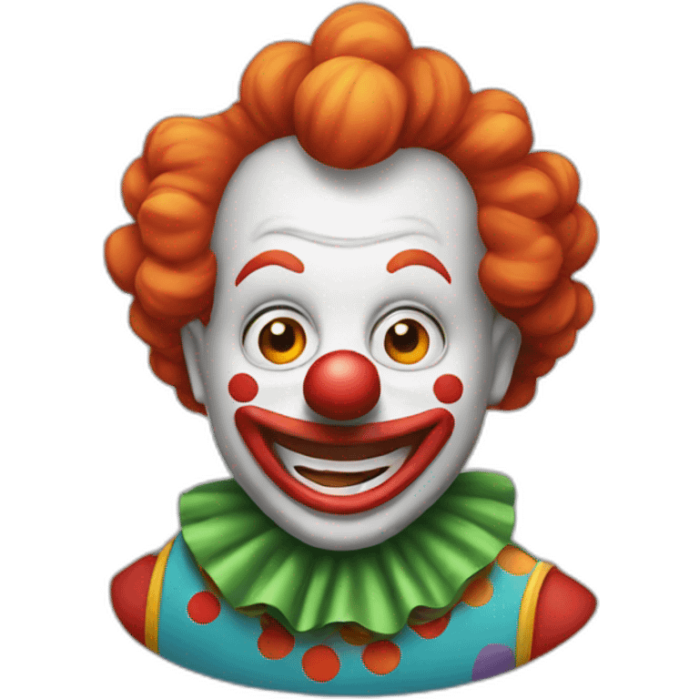 clown in a wide bidon emoji