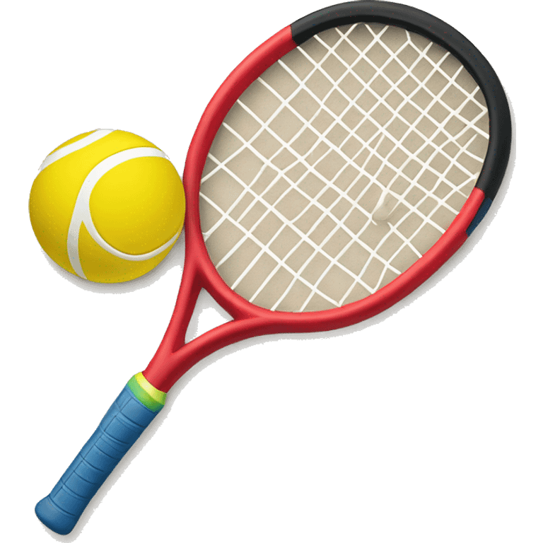 beach tennis racket and ball emoji