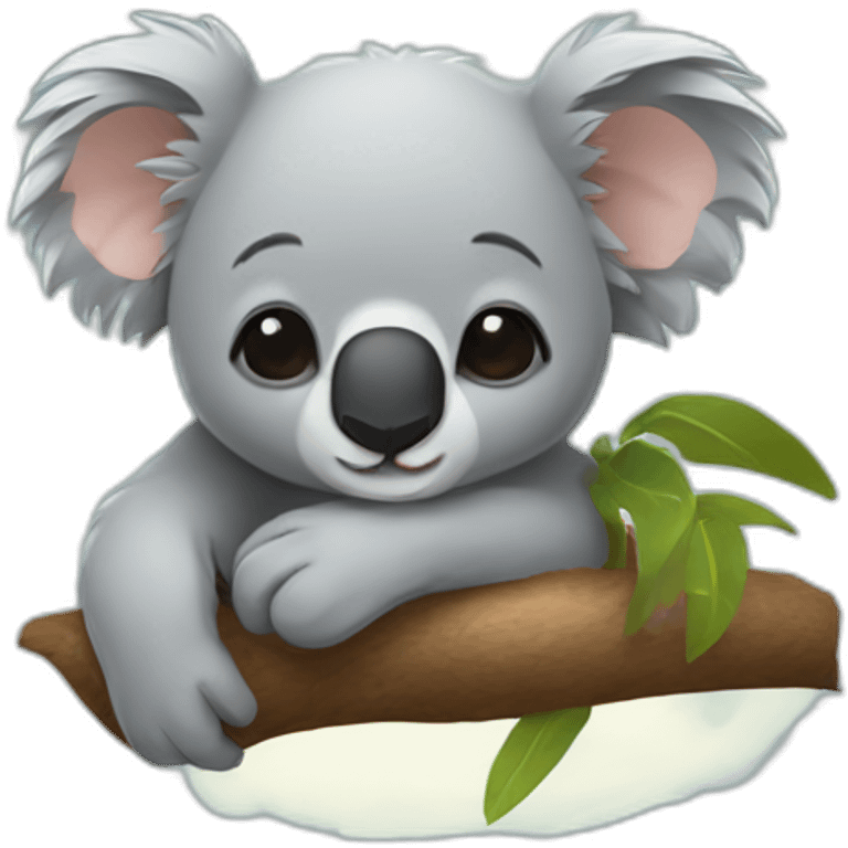 Koala is sleeping emoji