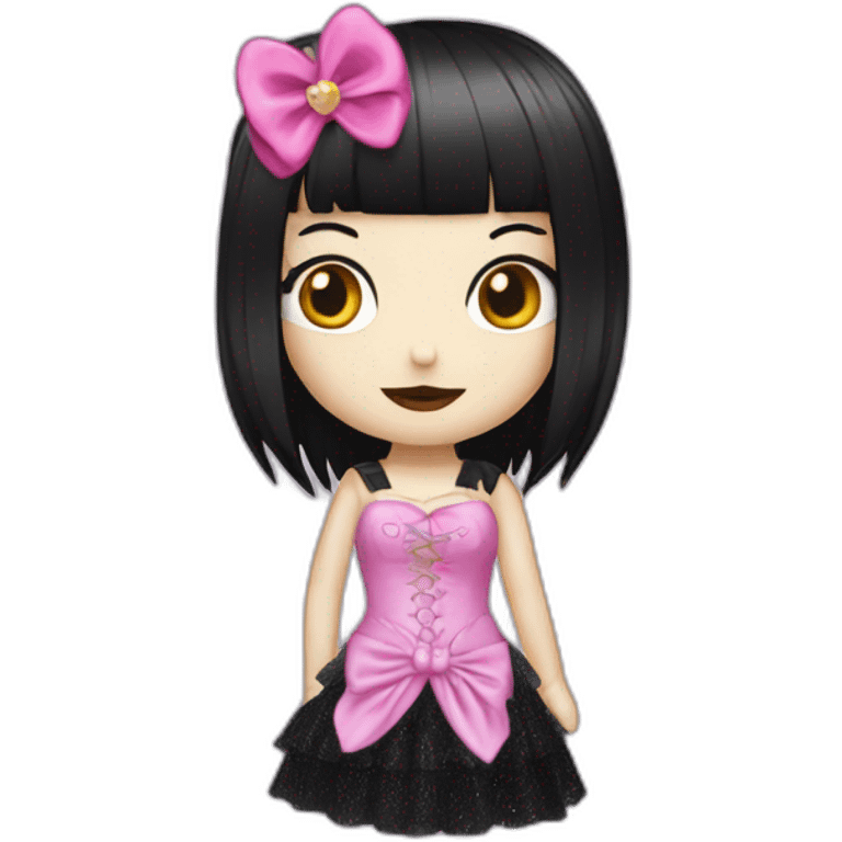 hello kitty elvira emoji