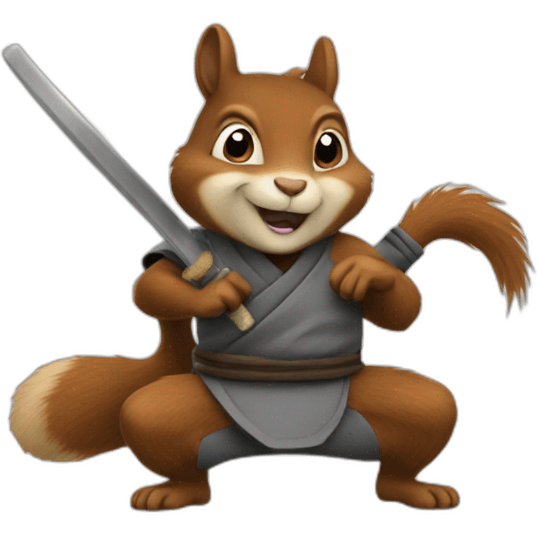 ninja squirrel emoji