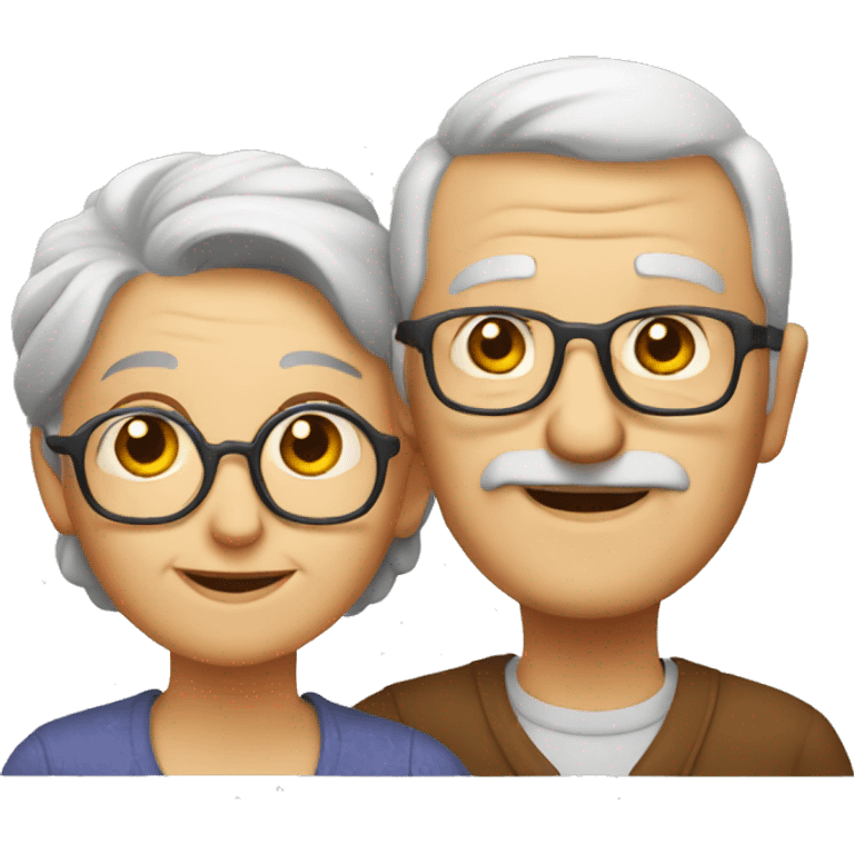 old couple emoji