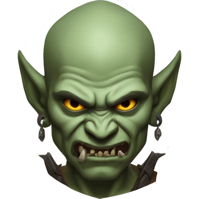 diablo orc male with skull  emoji