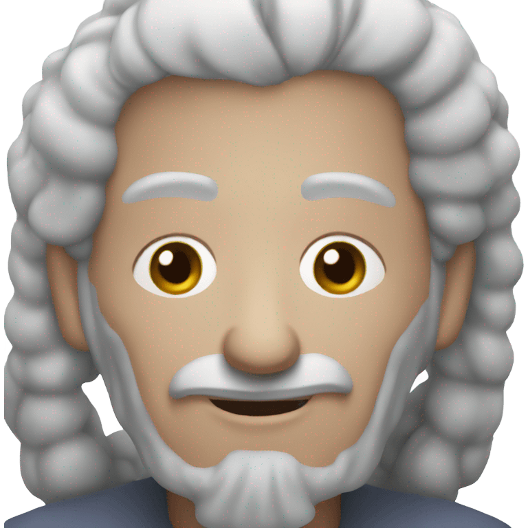 Old man grey hair emoji