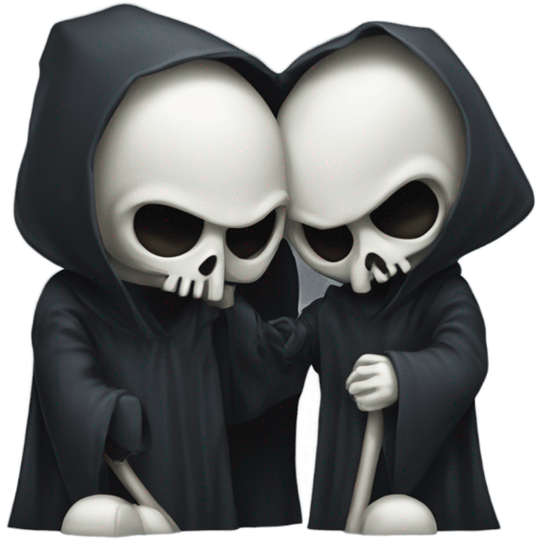 grim reaper kissing bot  emoji