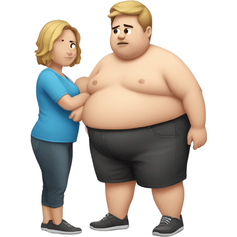 Fat people  emoji