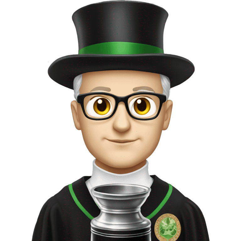 gregor mendel with a stanley cup emoji