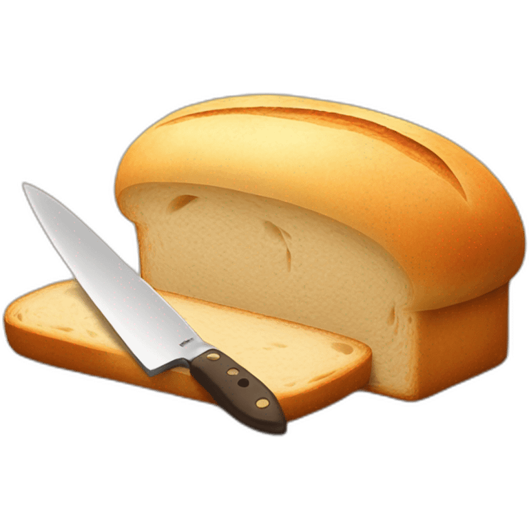 BREAD HWITH A KNIFE  emoji