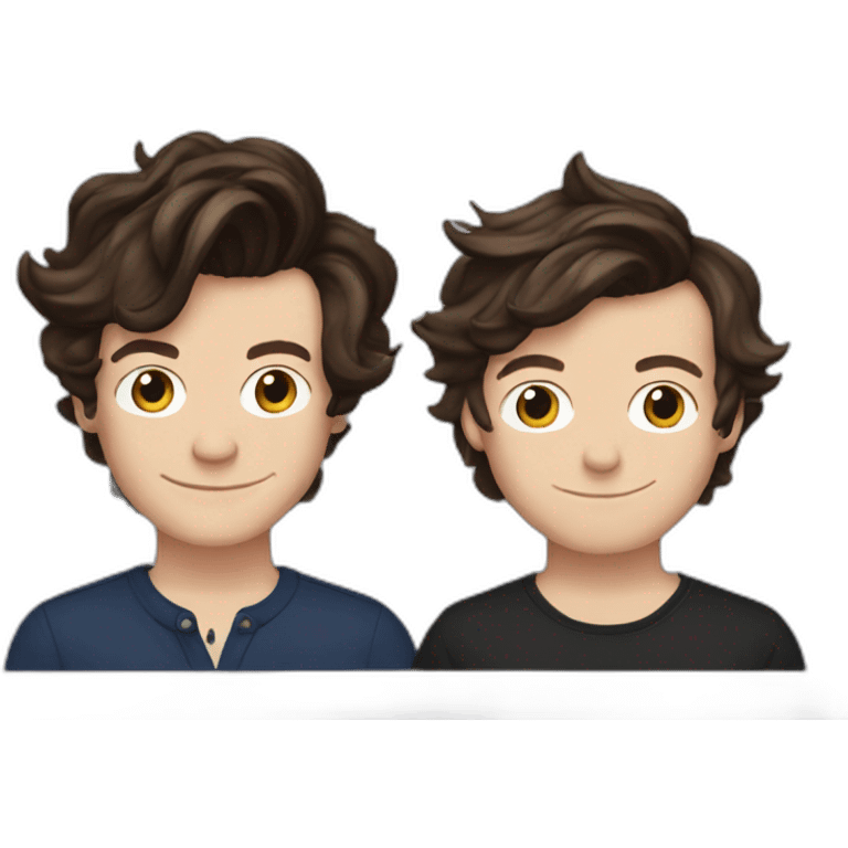 harry styles and louis tomlinson emoji