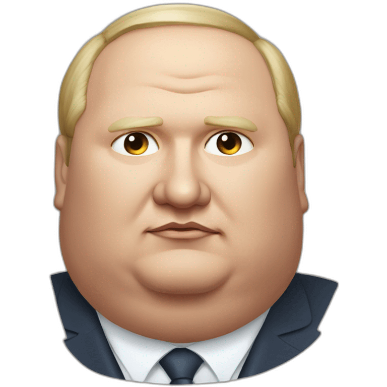 Vladimir Poutine morbidly obese emoji