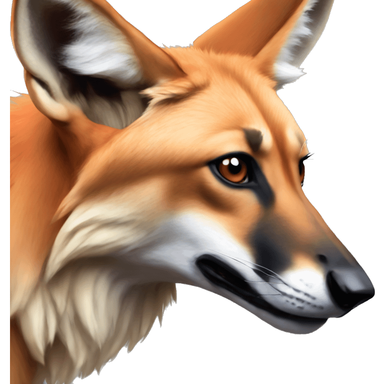 Maned wolf emoji