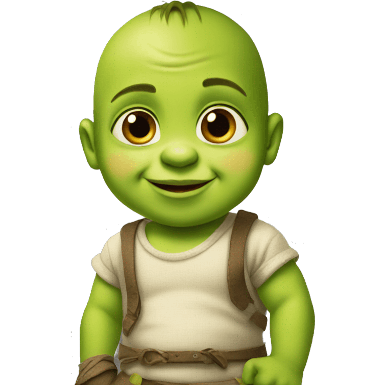 Baby shrek emoji