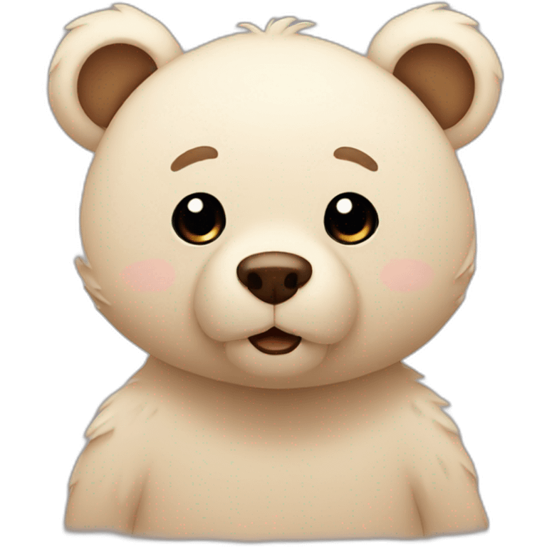 Bear cute emoji