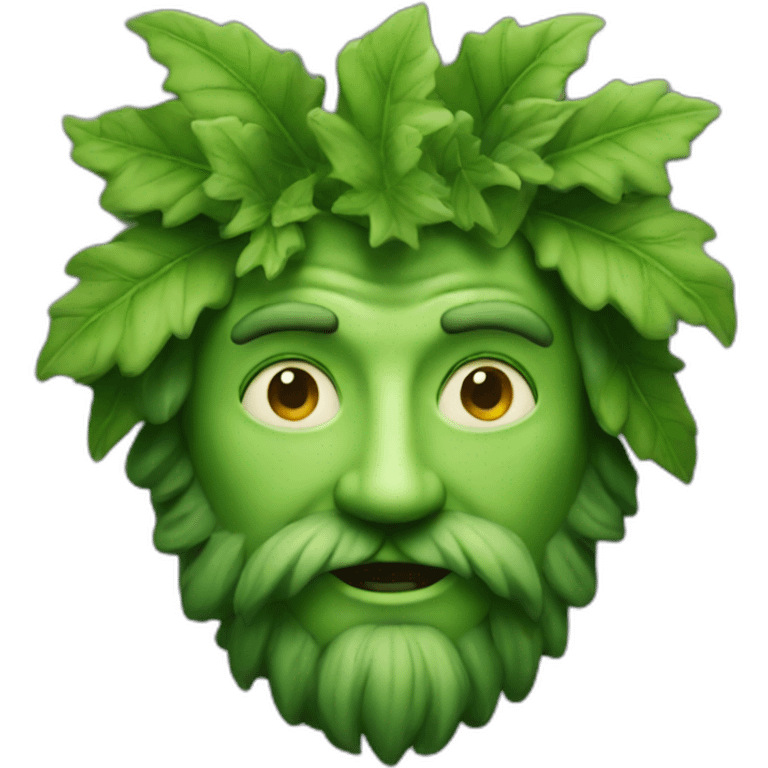 The Green Man emoji