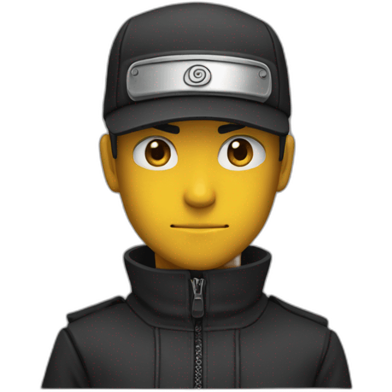 Naruto noir emoji