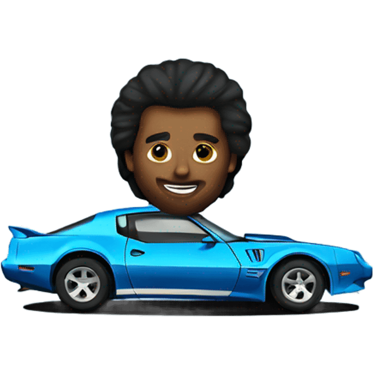 Blue trans am emoji