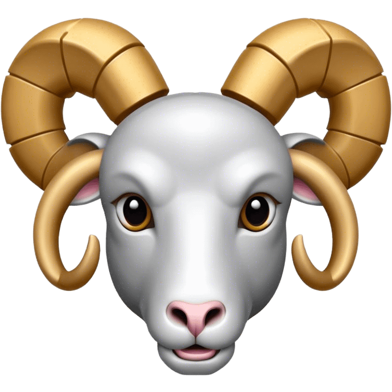 mechanical Ram(Goat) head  emoji