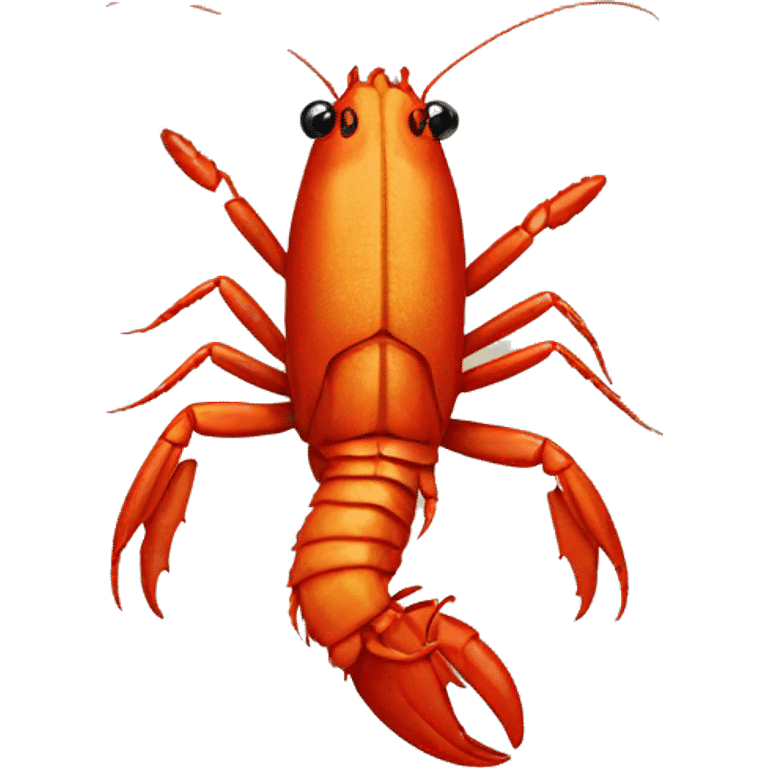 one crayfish emoji