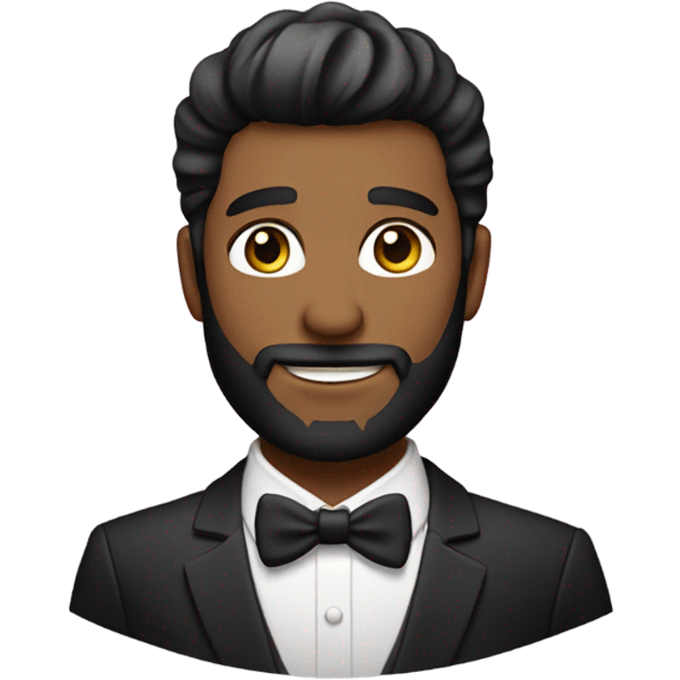 Groom with beard emoji