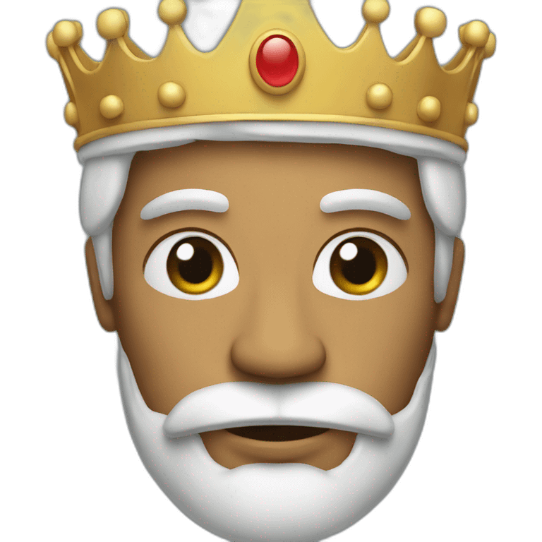 King with crown emoji