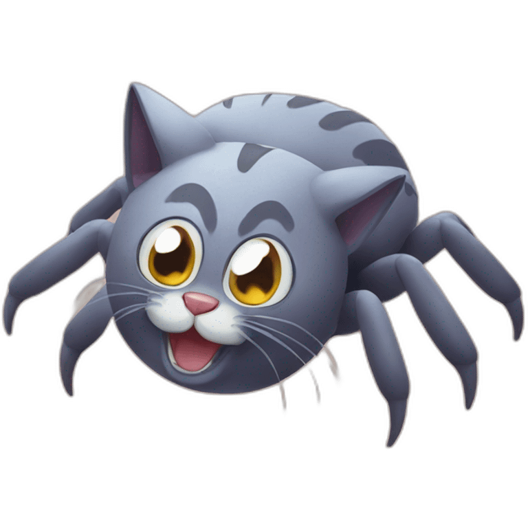 Spider cat emoji