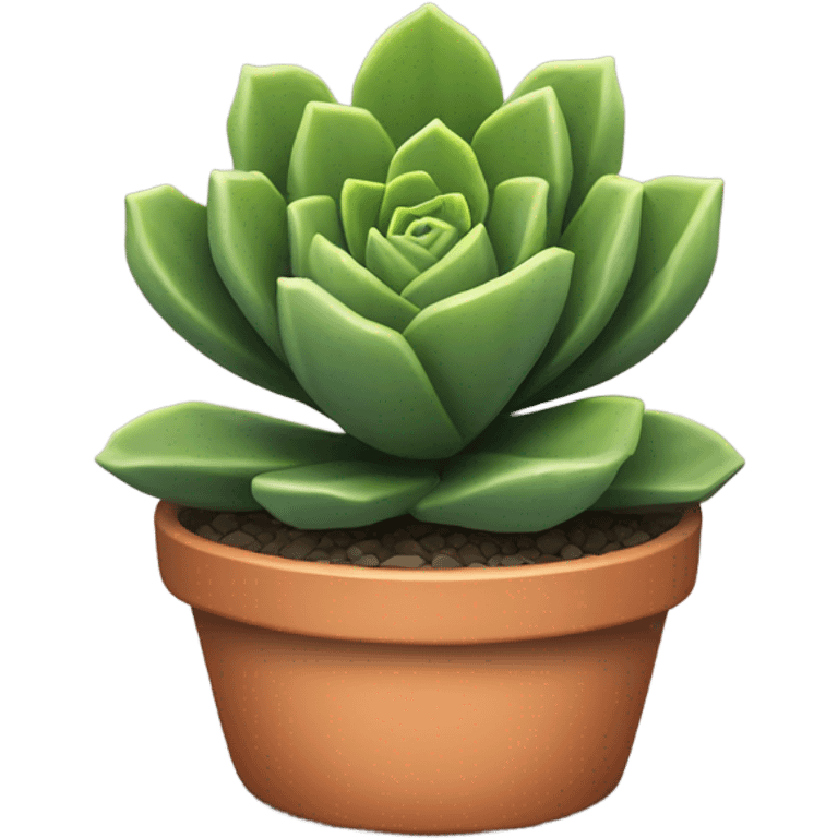 a succulent in a pot emoji