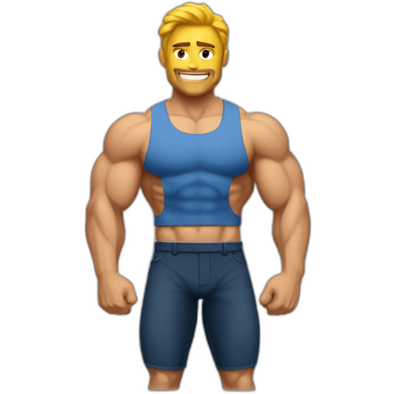 Homme très musclé emoji