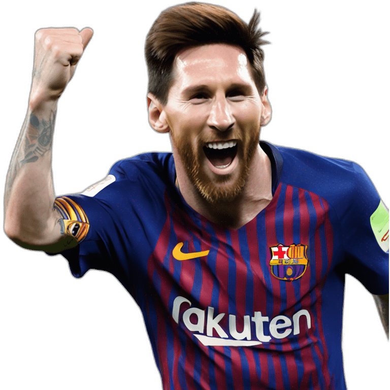 Lionnel Messi celebration emoji