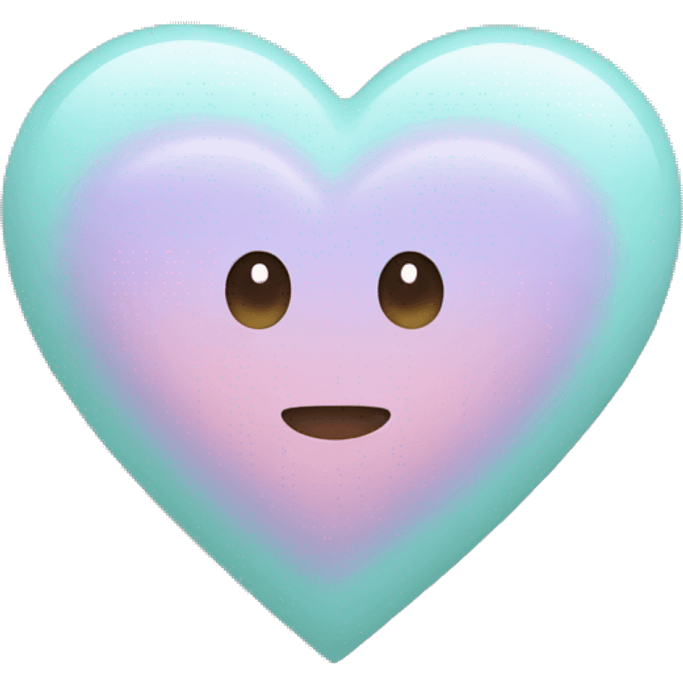 A heart with pastel colors  emoji