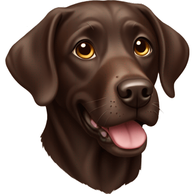 Choco labrador named Rio emoji