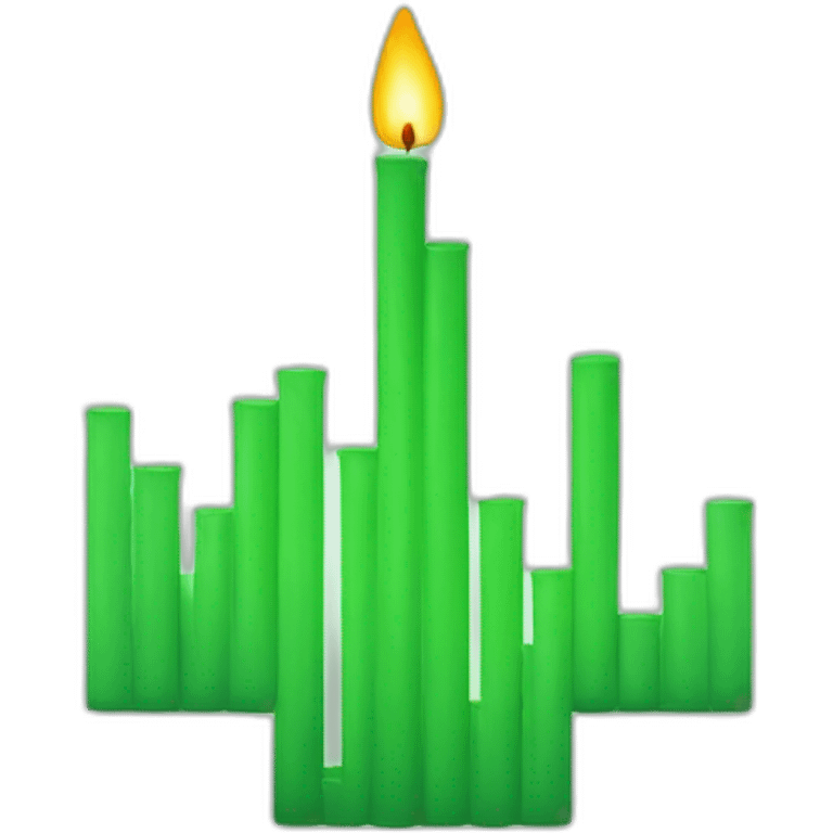 green chart candlesticks emoji