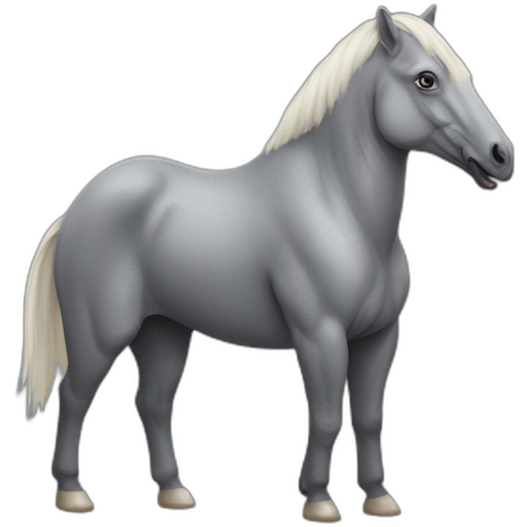 Horse elephant hybrid emoji