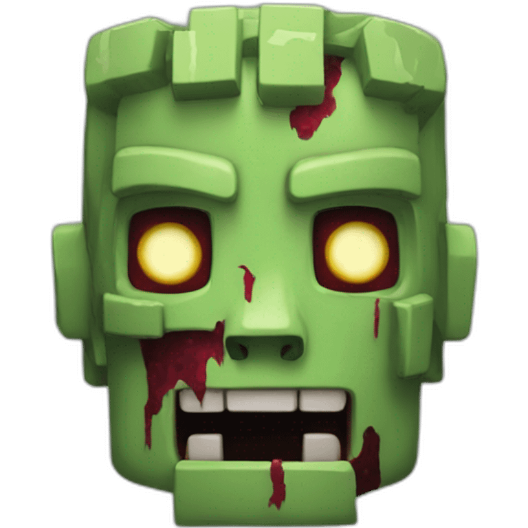 zombie from minecraft emoji