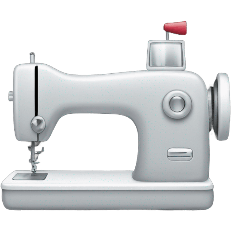 Grey modern sewing machine emoji