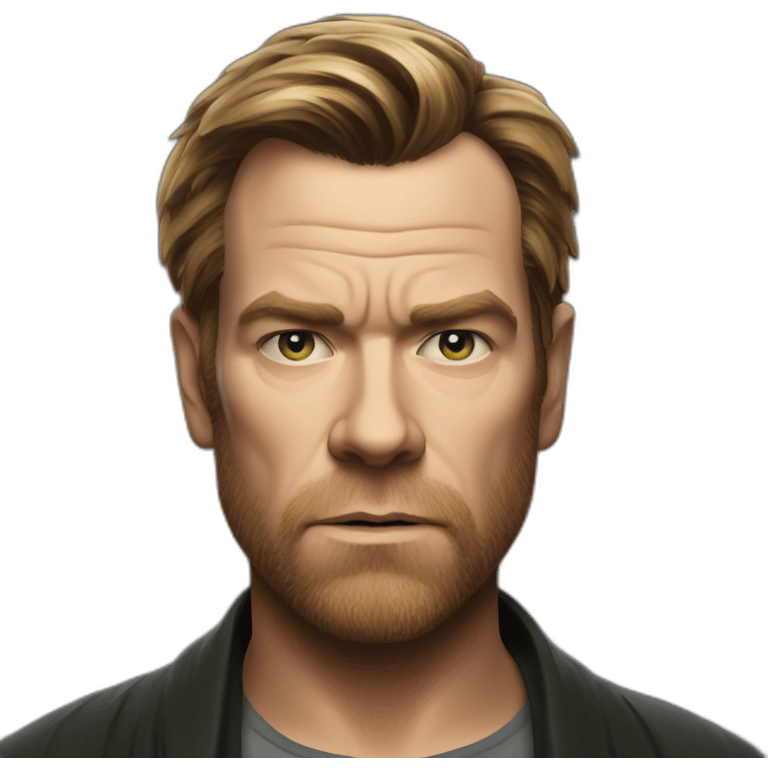 Ewan McGregor serious emoji