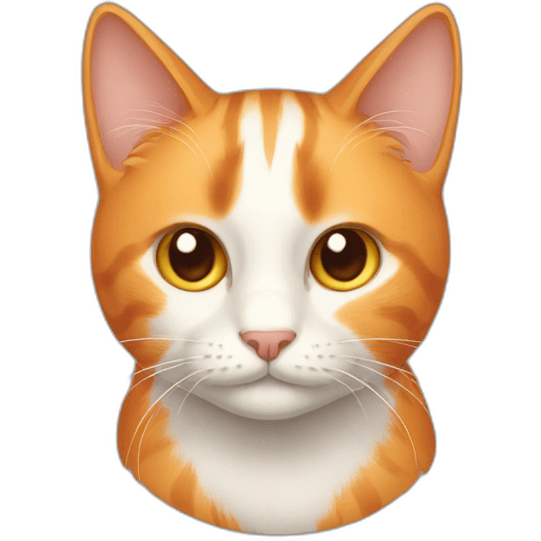 dilute orange cat emoji