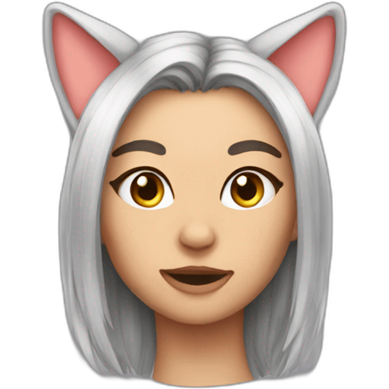 sexy cat ears emoji