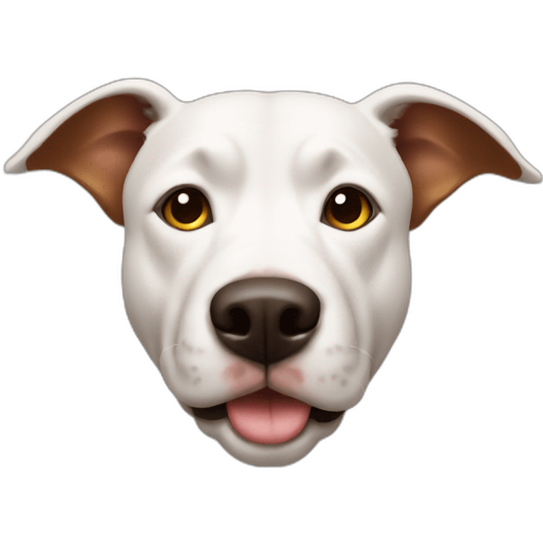 Perro bull terri emoji