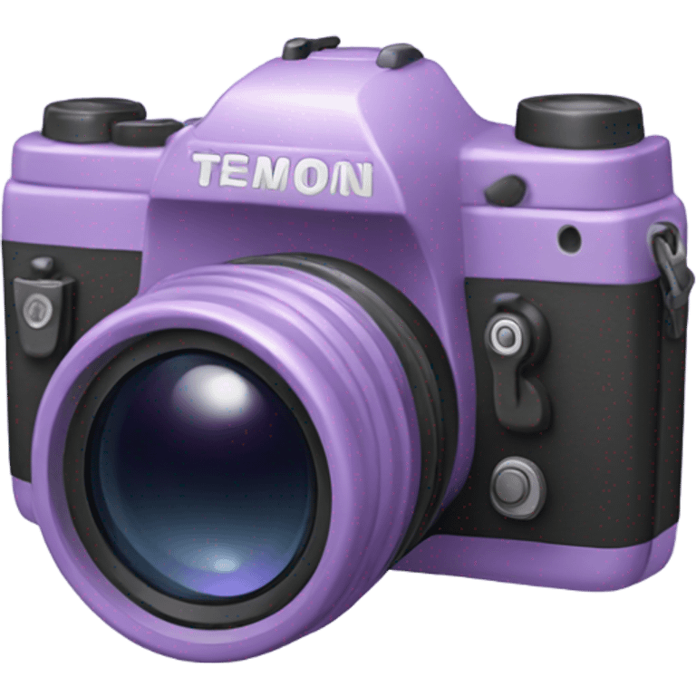 light purple camera emoji