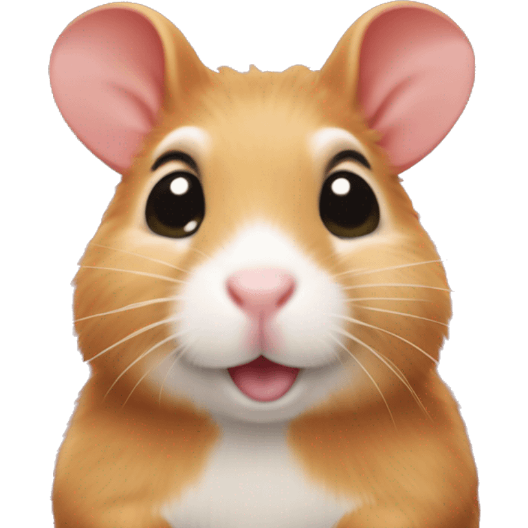 red haïr hamster  emoji